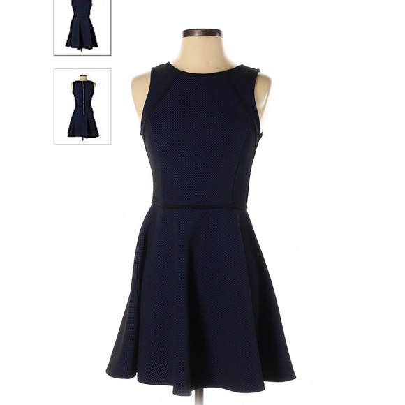 NWOT Forever 21 Sleeveless, Navy Blue, Party, Cocktail, Skater Dress - Size M - Picture 1 of 9